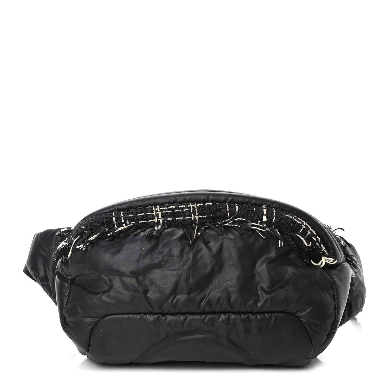 Chanel Nylon Tweed Coco Neige Belt Bag Black 1 of 4