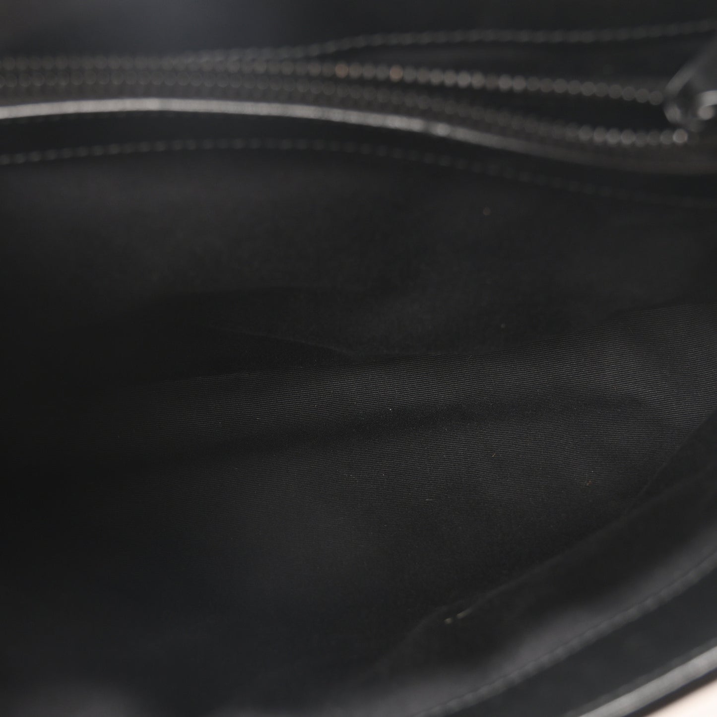 Calfskin Y Quilted Monogram Monochrome Medium Loulou Chain Satchel Black