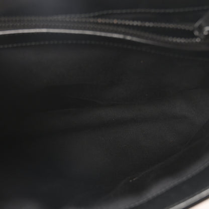 Saint Laurent Calfskin Y Quilted Monogram Monochrome Medium Loulou Chain Satchel Black 5 of 10