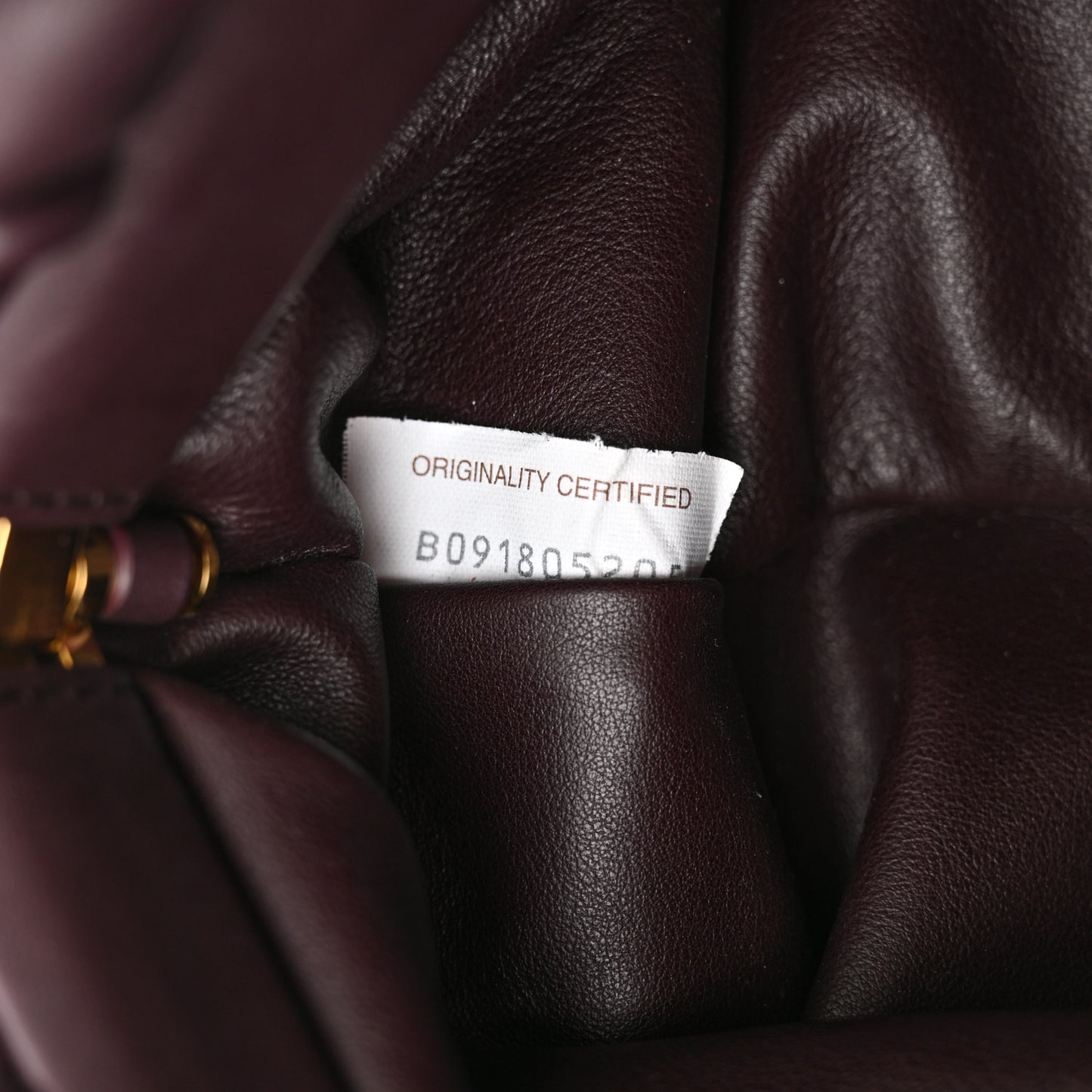 Calfskin The Pouch Chain Grape