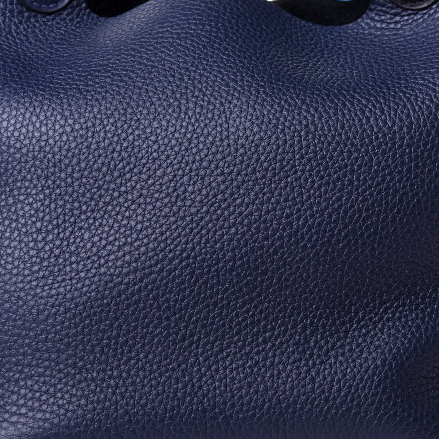 Taurillon Clemence Casaque Picotin Lock 22 MM Bleu Nuit Black Blue Frida