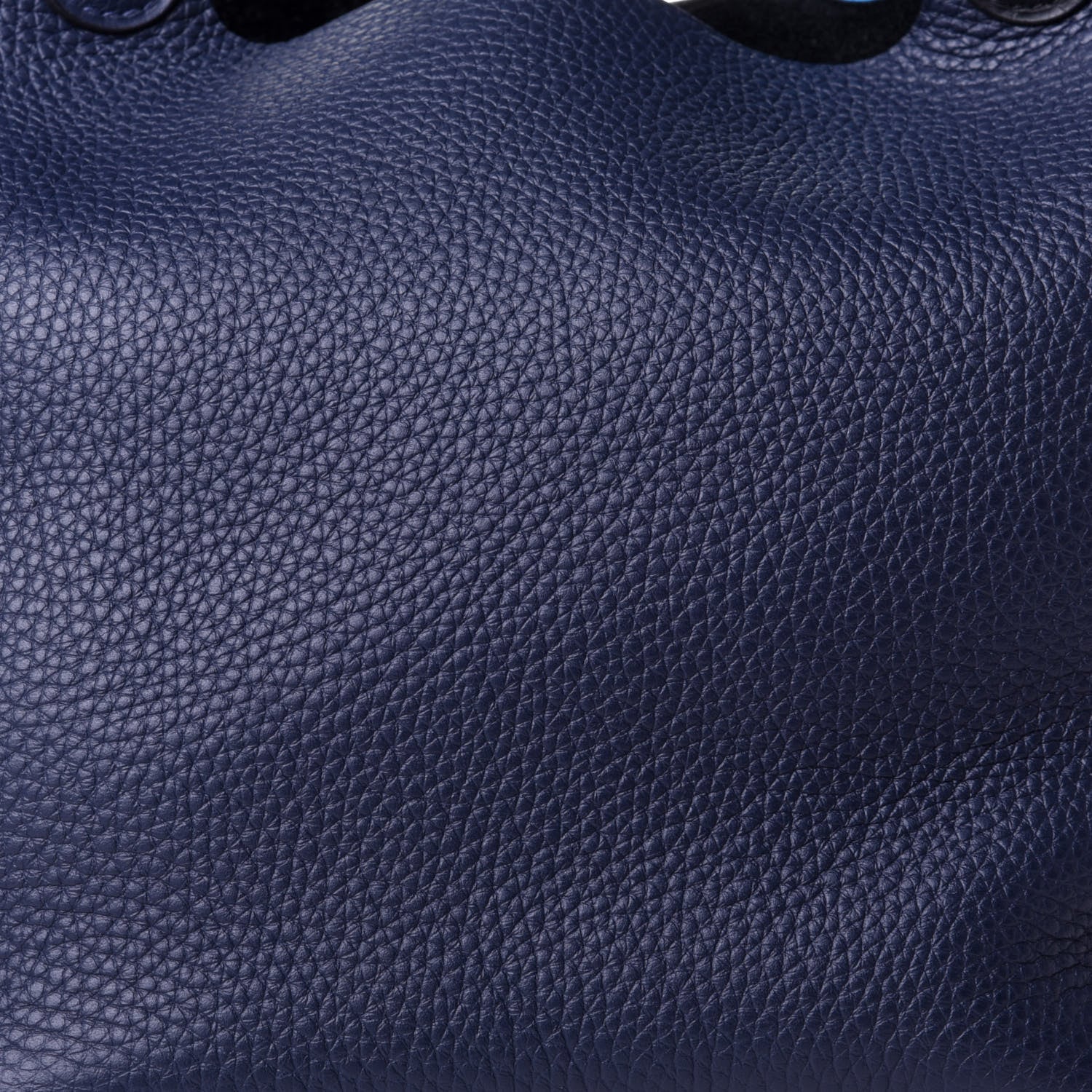 Hermes Taurillon Clemence Casaque Picotin Lock 22 MM Bleu Nuit Black Blue Frida 7 of 9