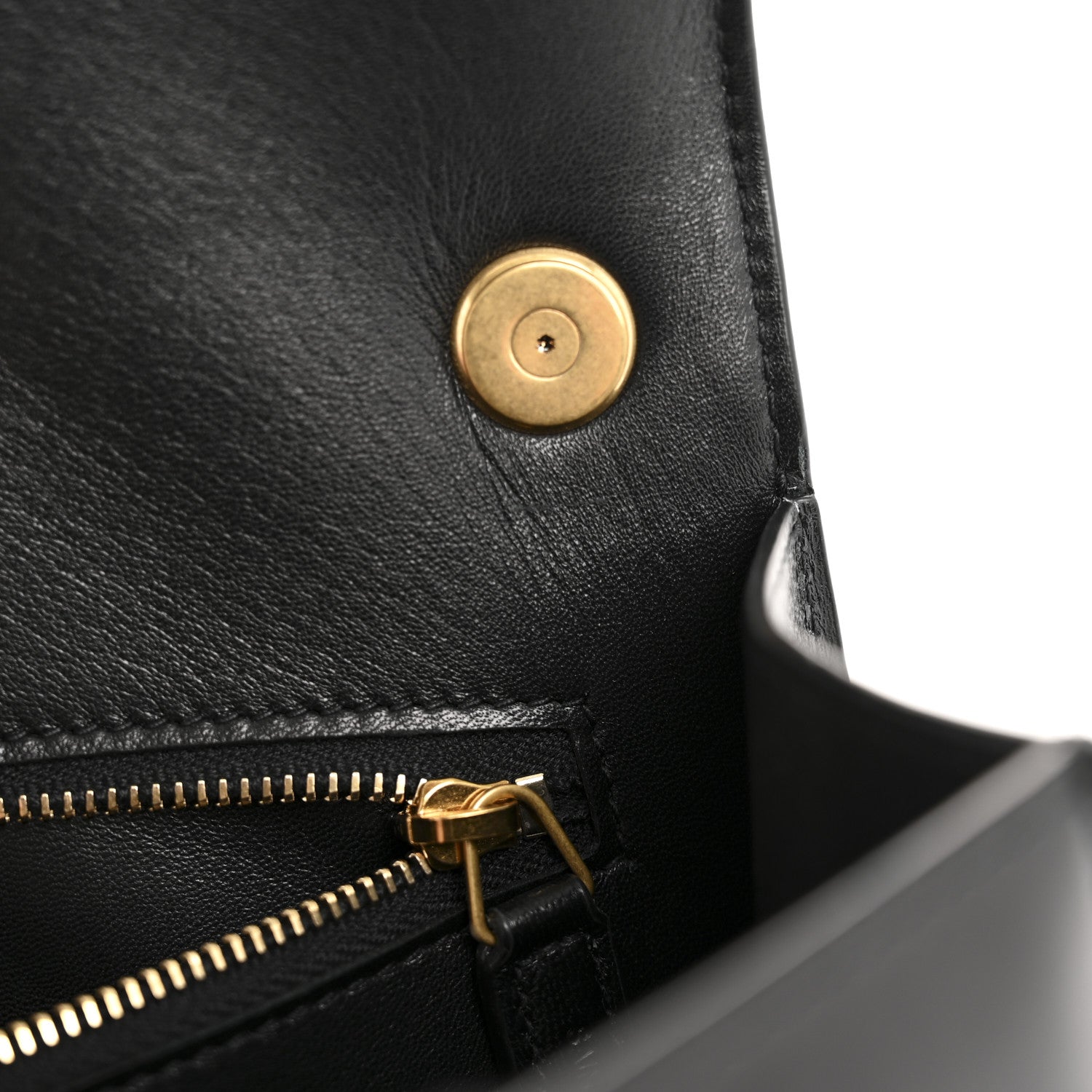 Saint Laurent Smooth Calfskin Carre Satchel Black 11 of 11