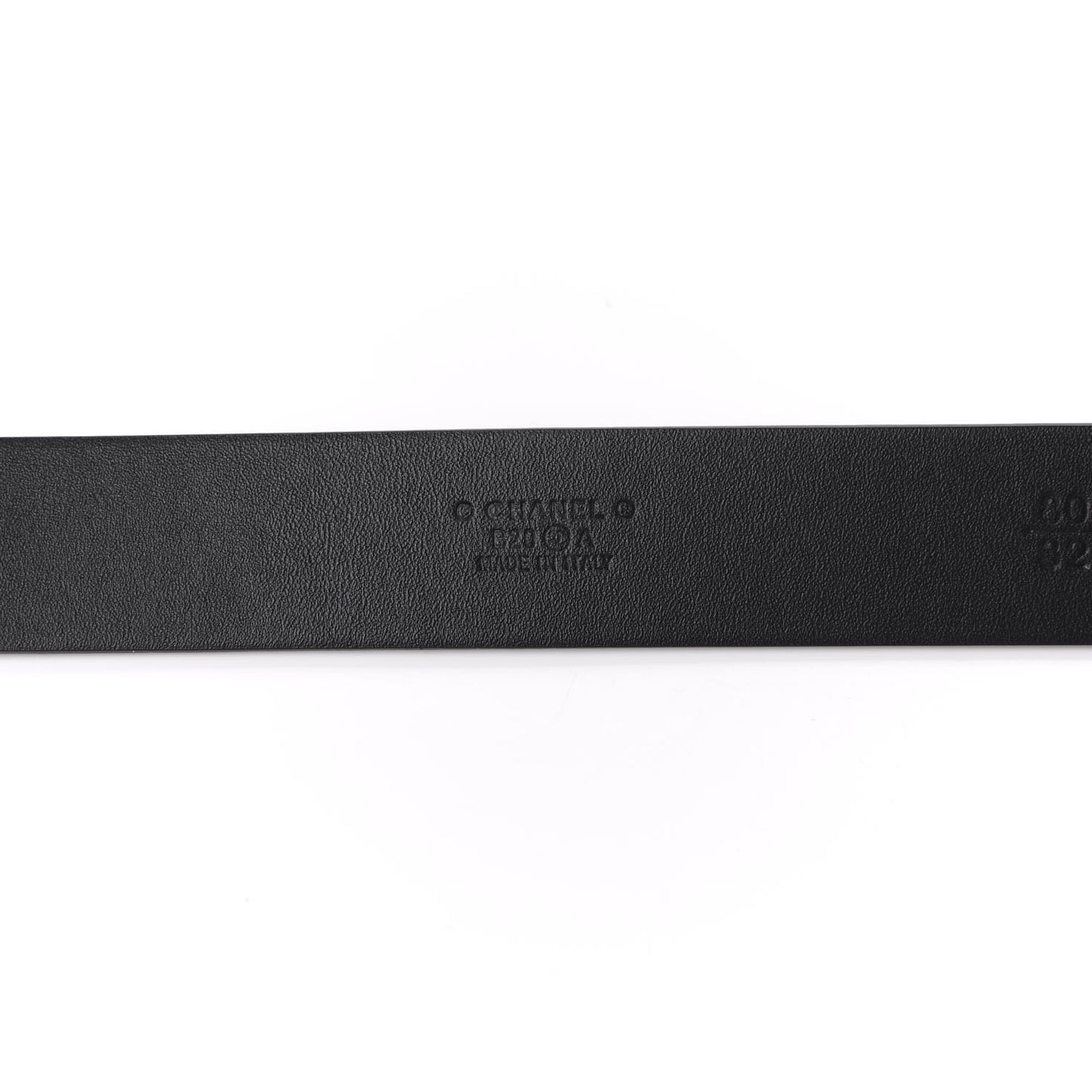 Calfskin Paris CC Belt 80 or 32 Black
