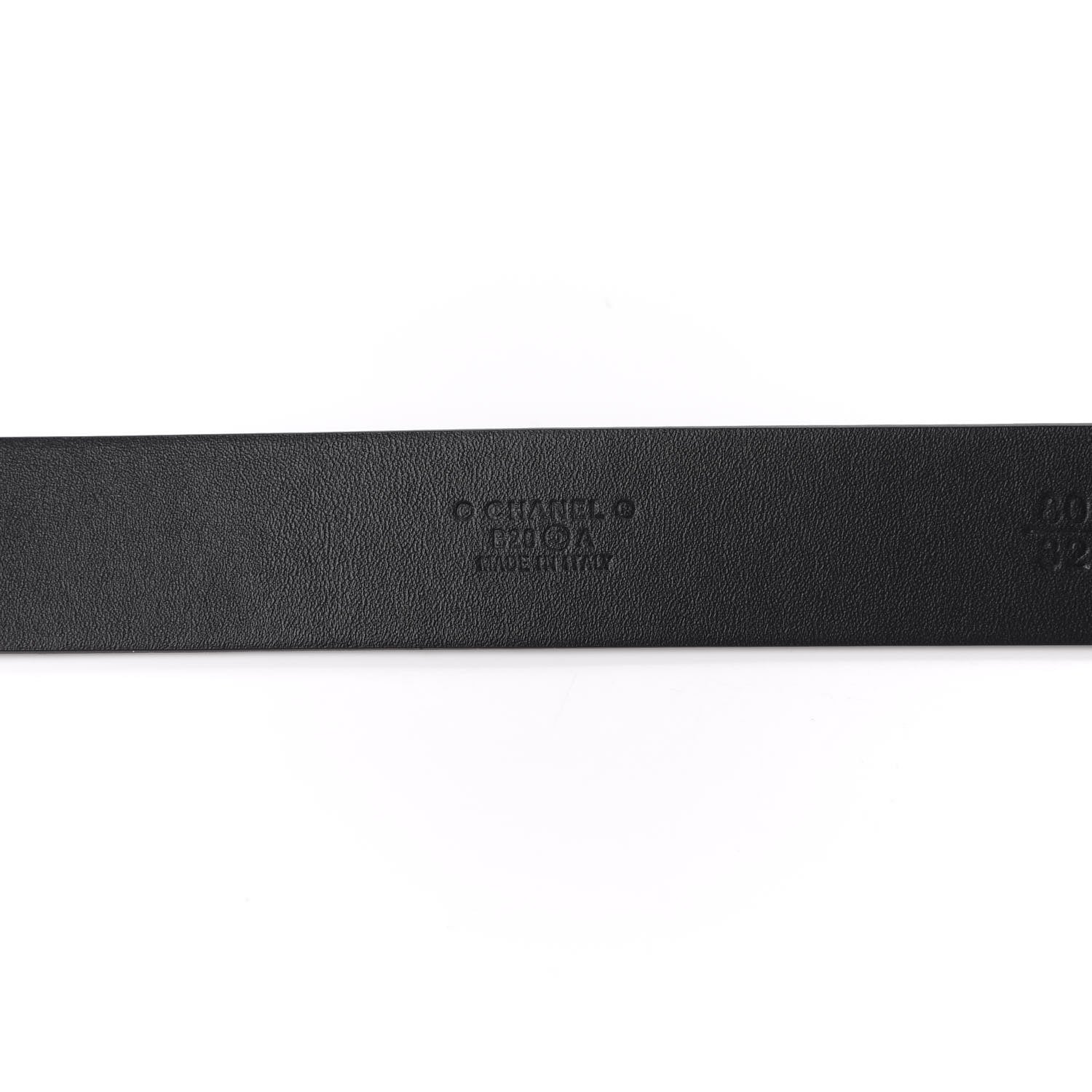 Chanel Calfskin Paris CC Belt 80 or 32 Black 3 of 9