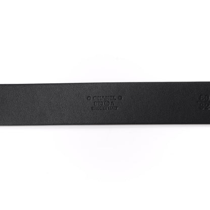 Chanel Calfskin Paris CC Belt 80 or 32 Black 3 of 9
