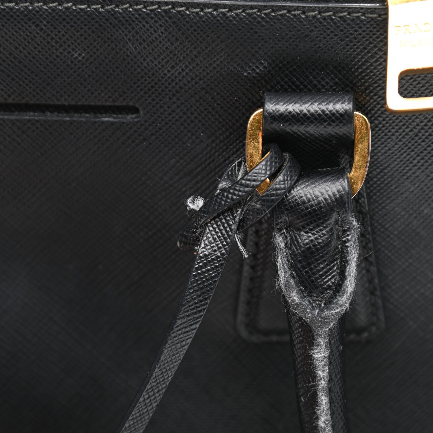 Prada Saffiano Medium Galleria Double Zip Tote Black 15 of 15