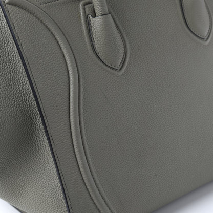 Celine Baby Grained Calfskin Medium Phantom Luggage Grey 8 of 12