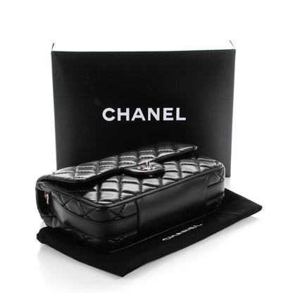 Chanel Lambskin Quilted Medium Easy Carry Flap Black 4 of 8