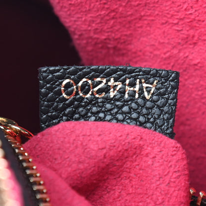 Louis Vuitton Calfskin Monogram Teddy Speedy Bandouliere 30 Black 7 of 9