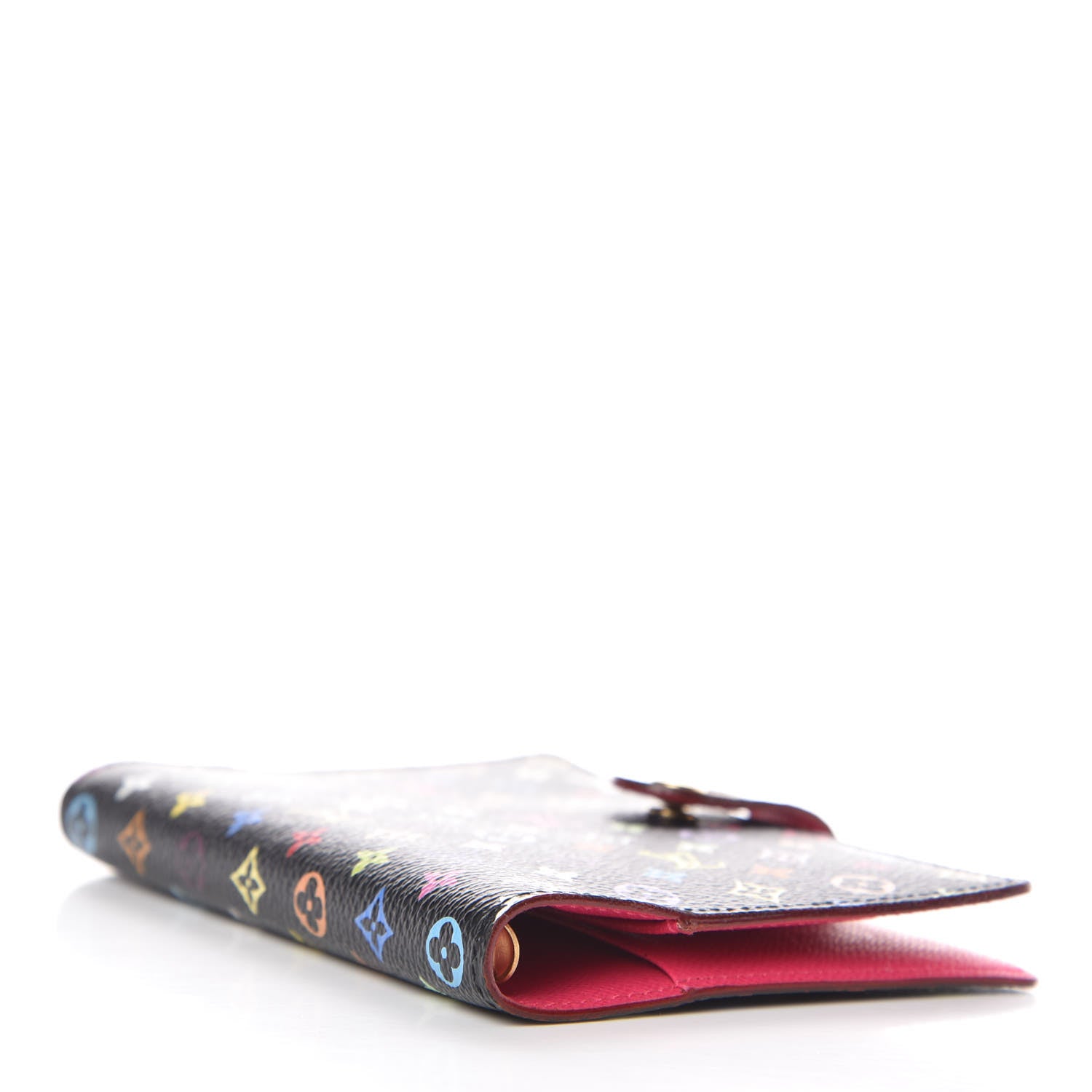 Louis Vuitton Monogram Multicolor Small Ring Agenda Cover Black Grenade 4 of 7
