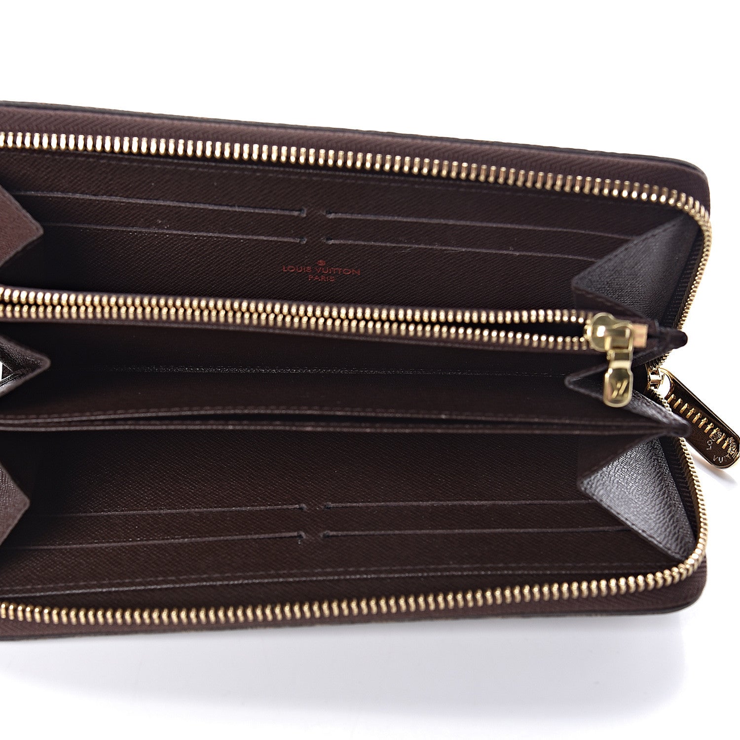 Louis Vuitton Damier Ebene Zippy Wallet 5 of 9