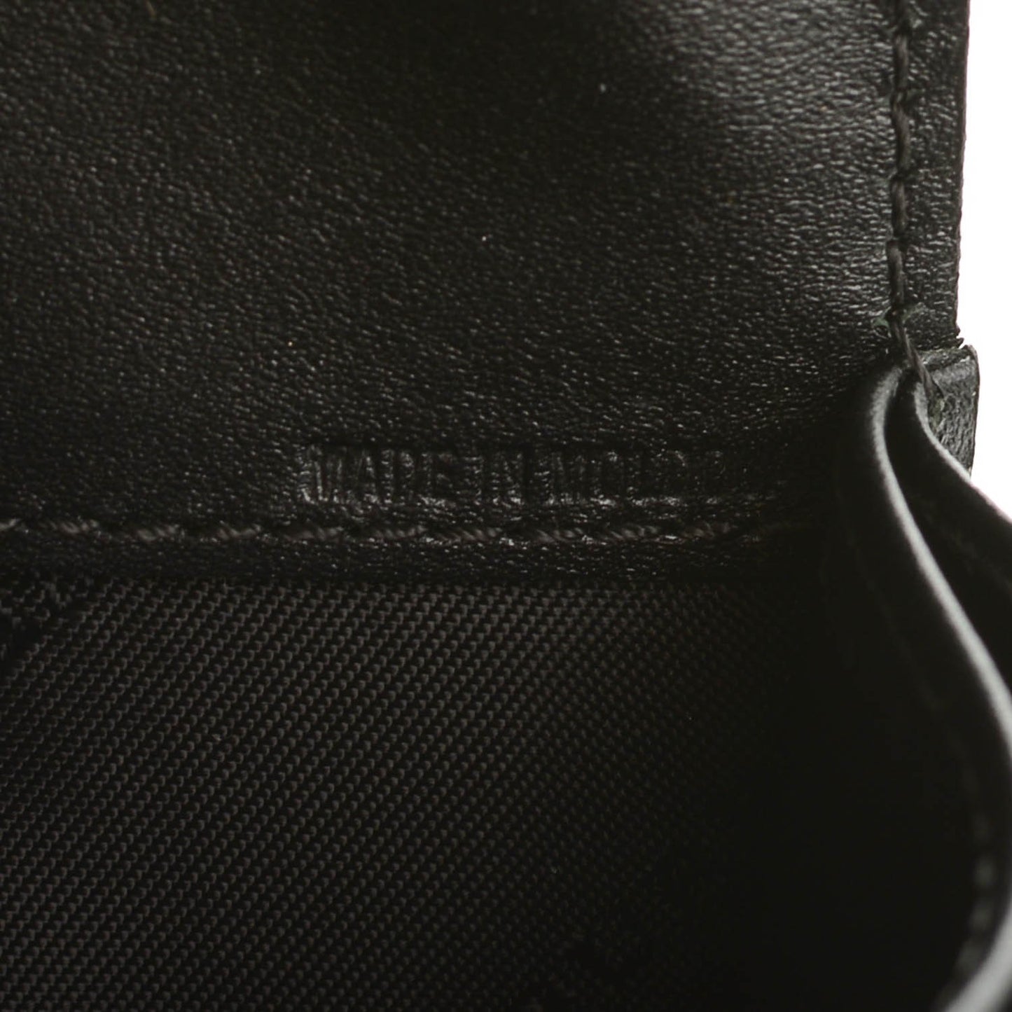 Signature Grain Calfskin Check Embossed Continental Wallet Black