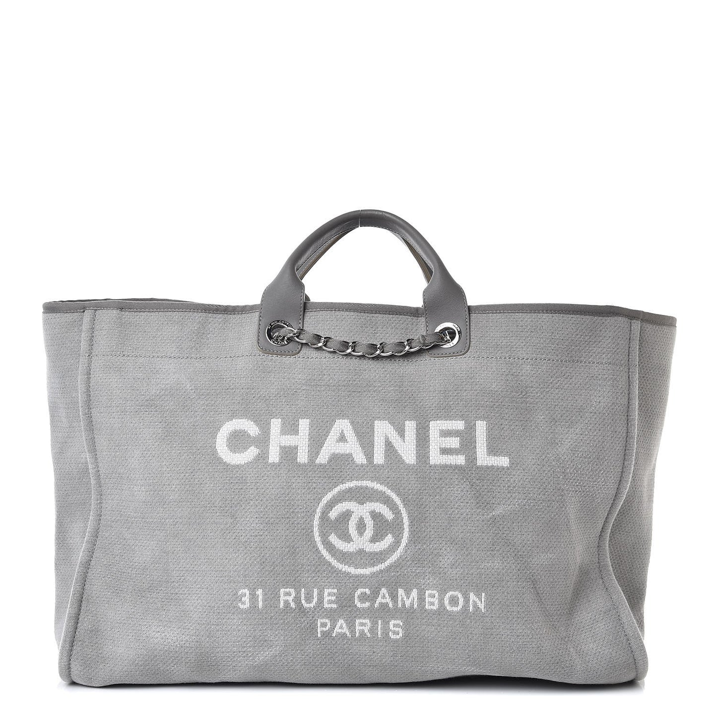 Canvas Deauville Extra Large Tote Grey