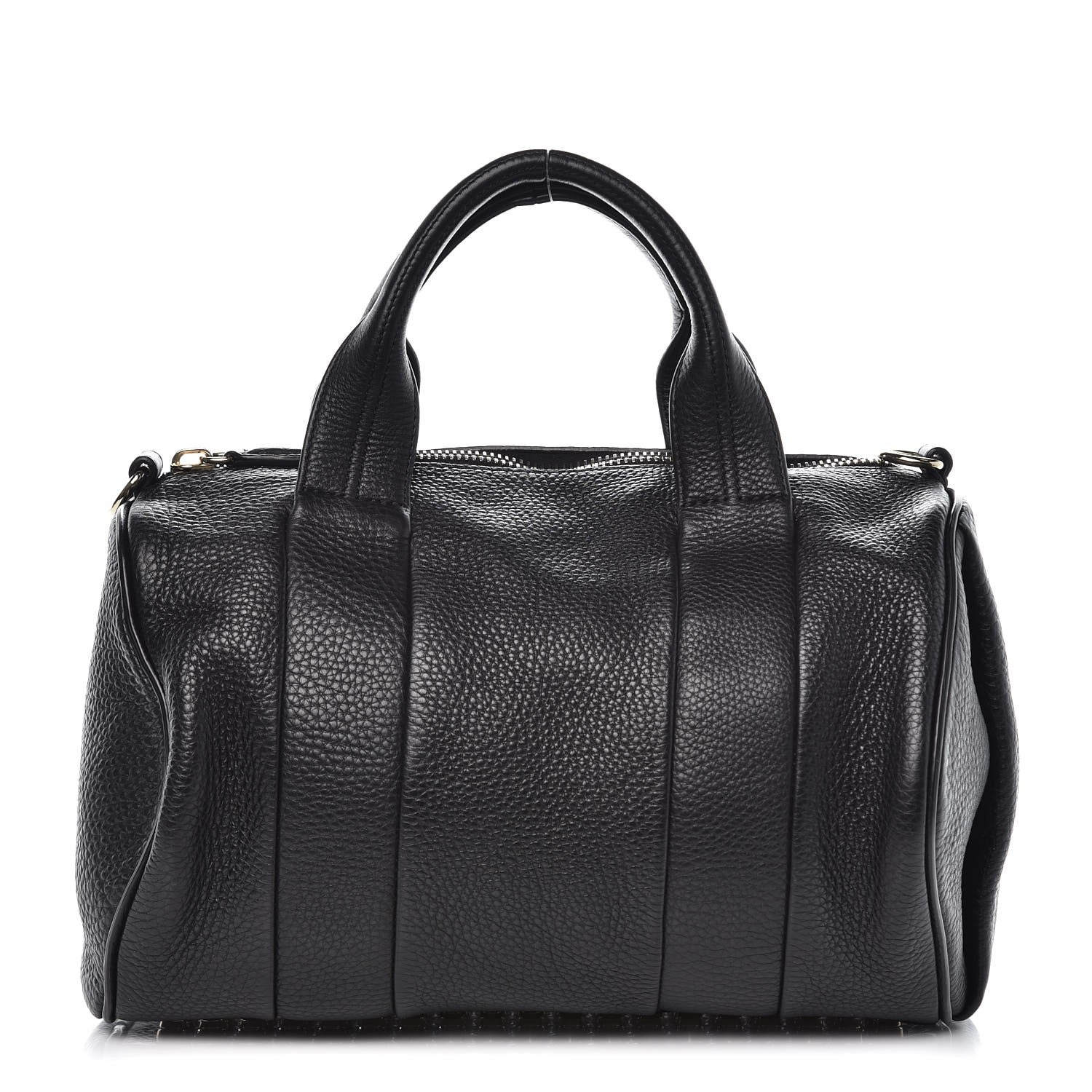 Alexander Wang Pebbled Lambskin Rocco Black Pale Gold Hardware 1 of 12