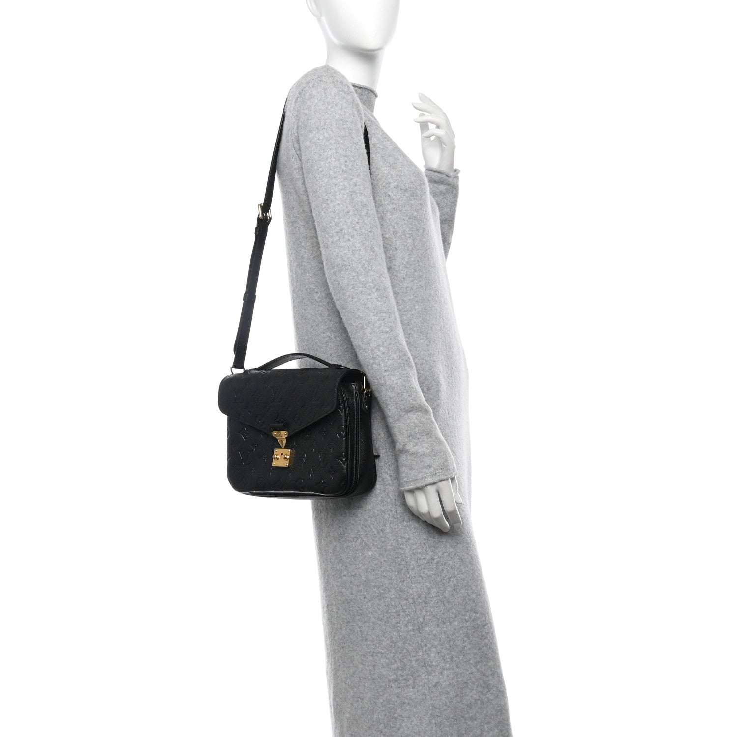 Louis Vuitton Empreinte Pochette Metis Black 2 of 11
