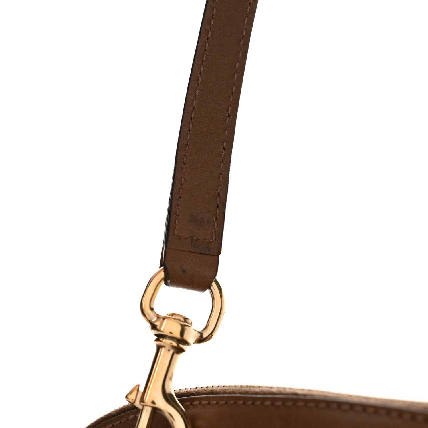 Gucci GG Supreme Monogram Margaux Calfskin Small Nice Top Handle Dome Bag Beige Ebony Acero 20 of 23