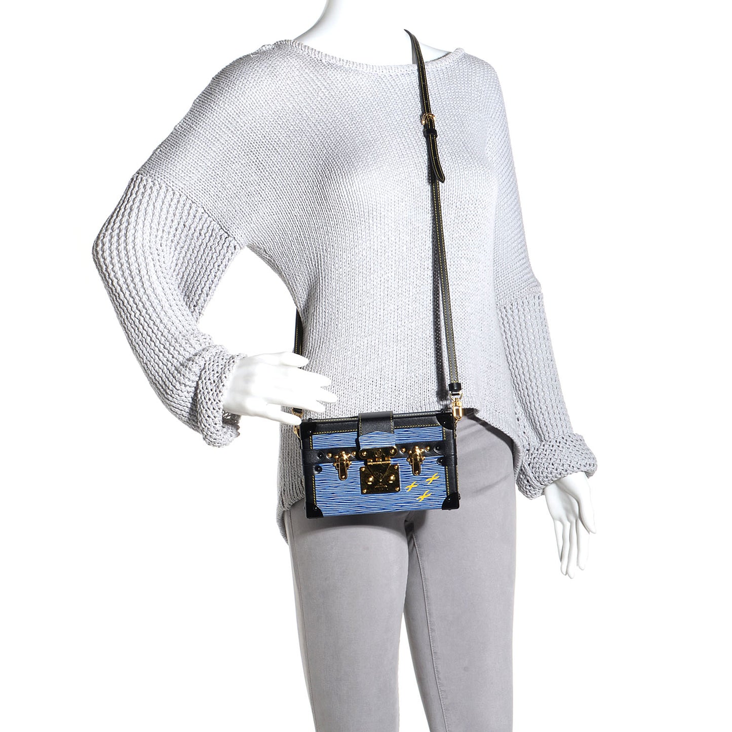 Epi Petite Malle Denim Light