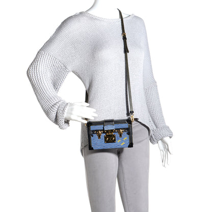 Louis Vuitton Epi Petite Malle Denim Light 2 of 9