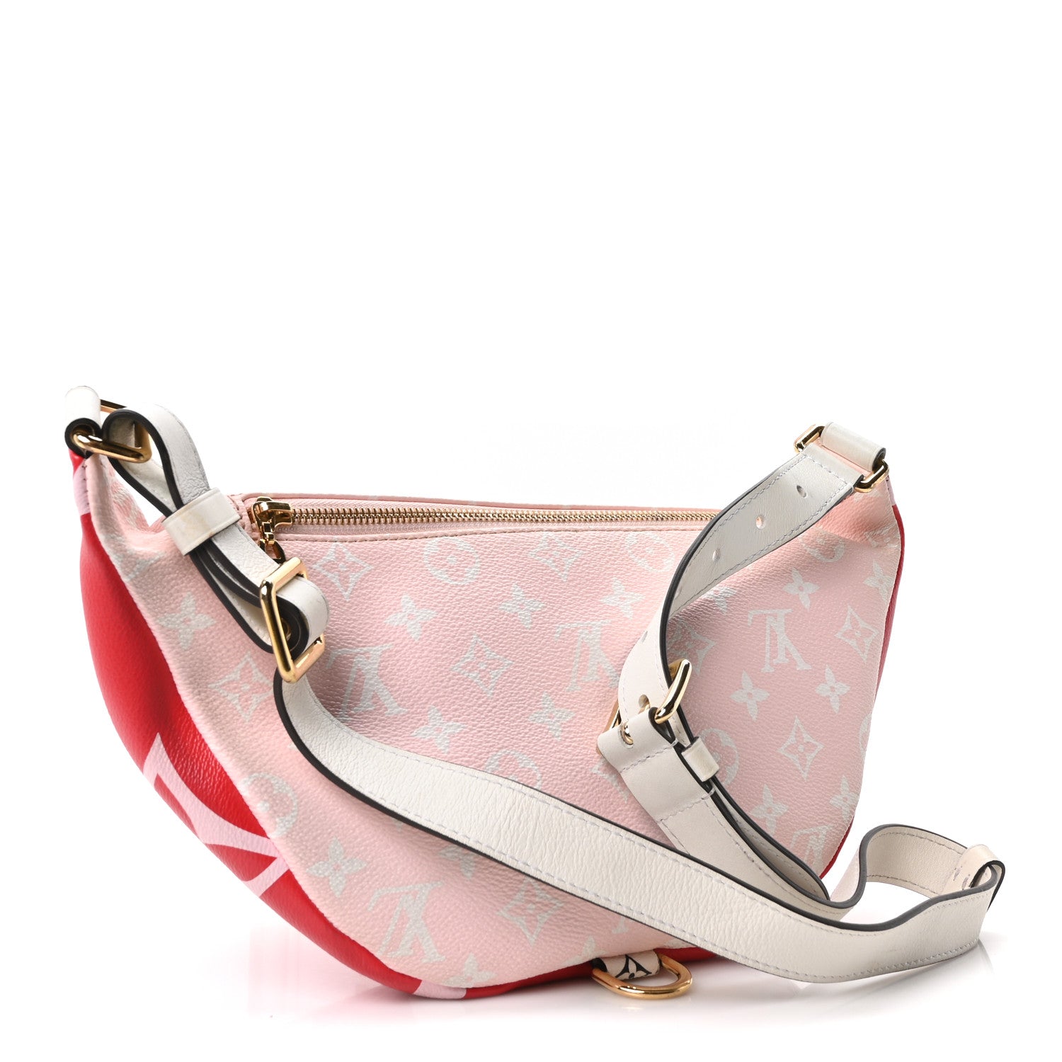 Louis Vuitton Monogram Giant Bumbag Rouge 3 of 9