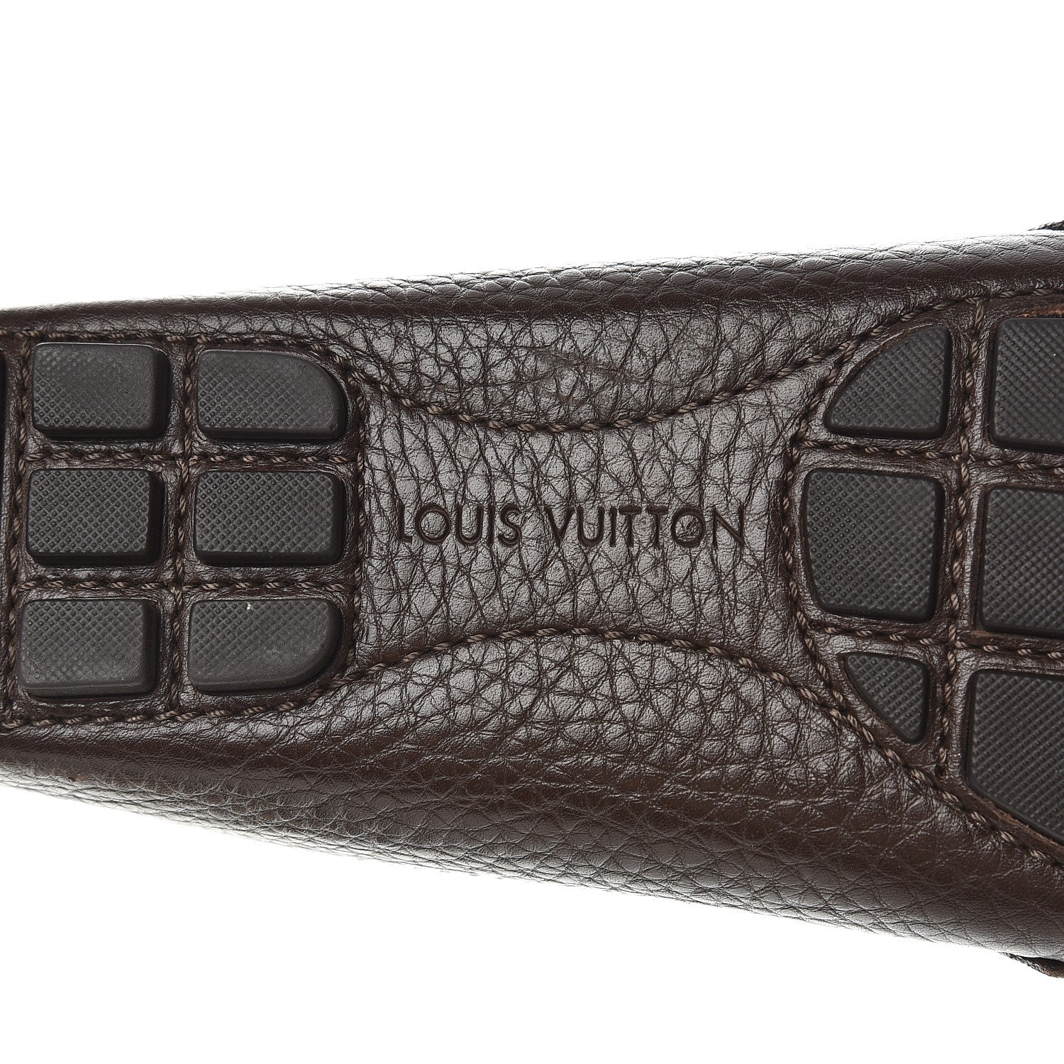 Louis Vuitton Calfskin Monte Carlo Moccasin Loafers 38.5 Cacao 7 of 9