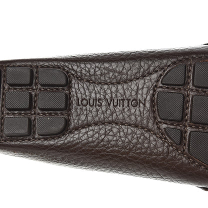 Louis Vuitton Calfskin Monte Carlo Moccasin Loafers 38.5 Cacao 7 of 9