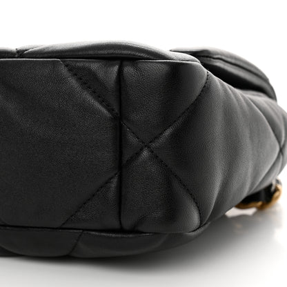 Chanel Lambskin Quilted Medium Chanel 19 Flap Black 10 of 11