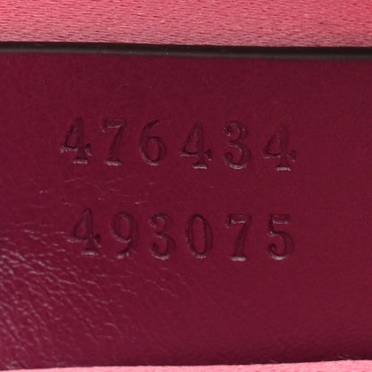 Gucci Velvet Matelasse GG Marmont Belt Bag 85 34 Fuchsia Violet Cyclamen 7 of 12