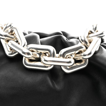 Bottega Veneta Calfskin The Pouch Chain Black 8 of 10