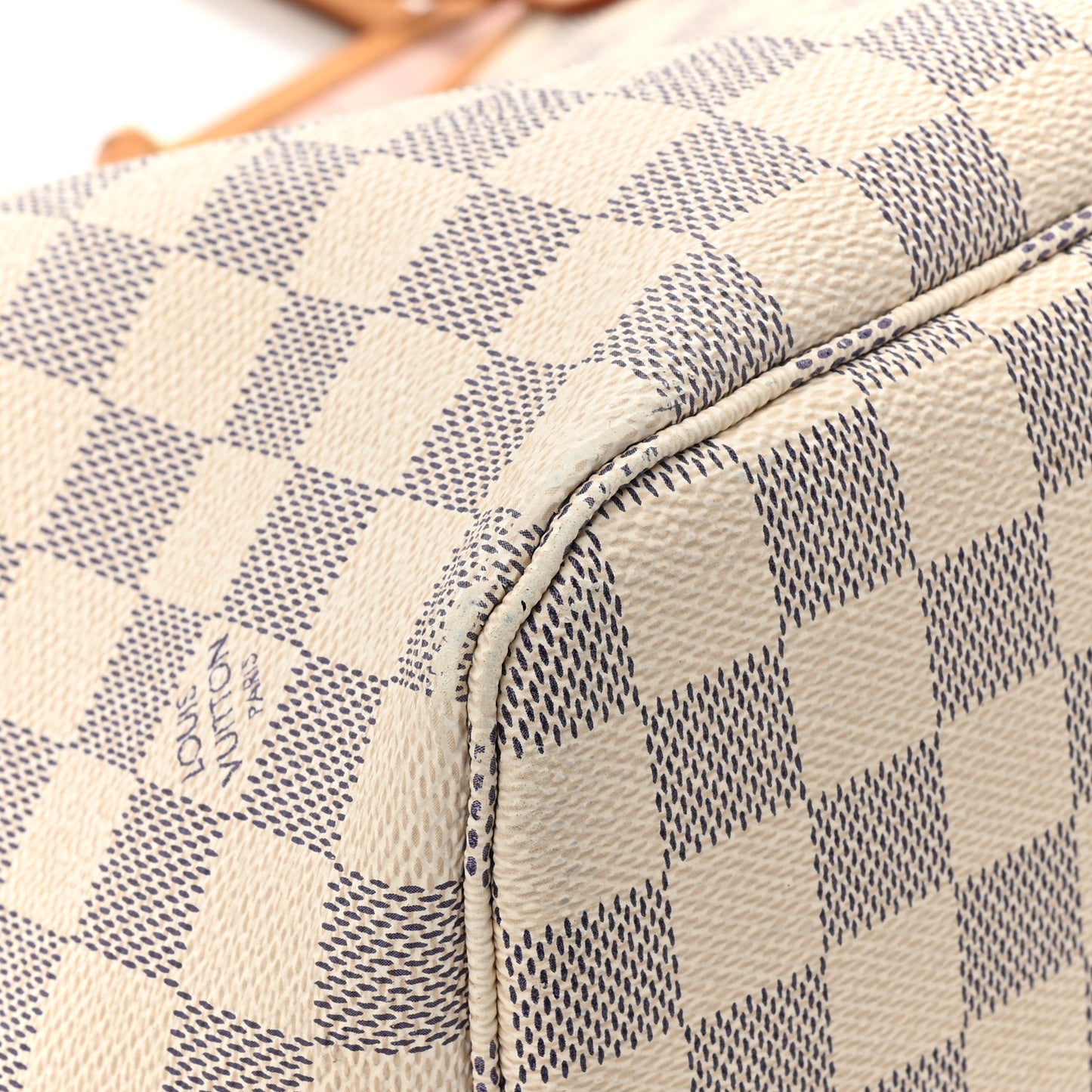 Damier Azur Neo Neverfull MM Rose Ballerine