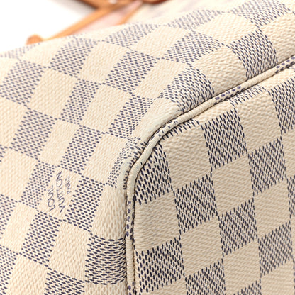 Louis Vuitton Damier Azur Neo Neverfull MM Rose Ballerine 13 of 18