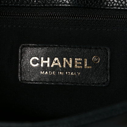 Chanel Caviar Quilted Petit Shopping Tote PST Black 6 of 7