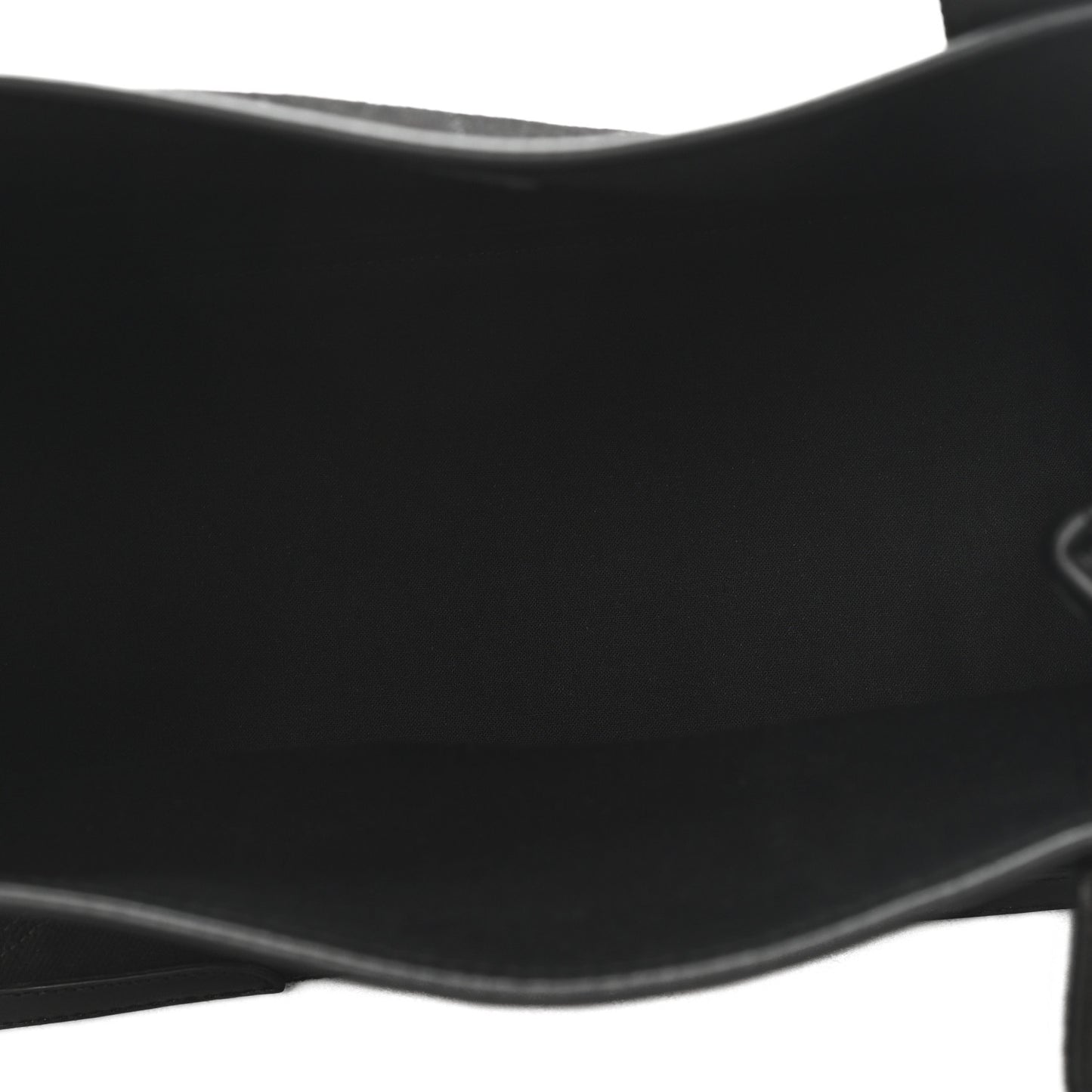 Cotton Canvas Calfskin S Navy Cabas Black