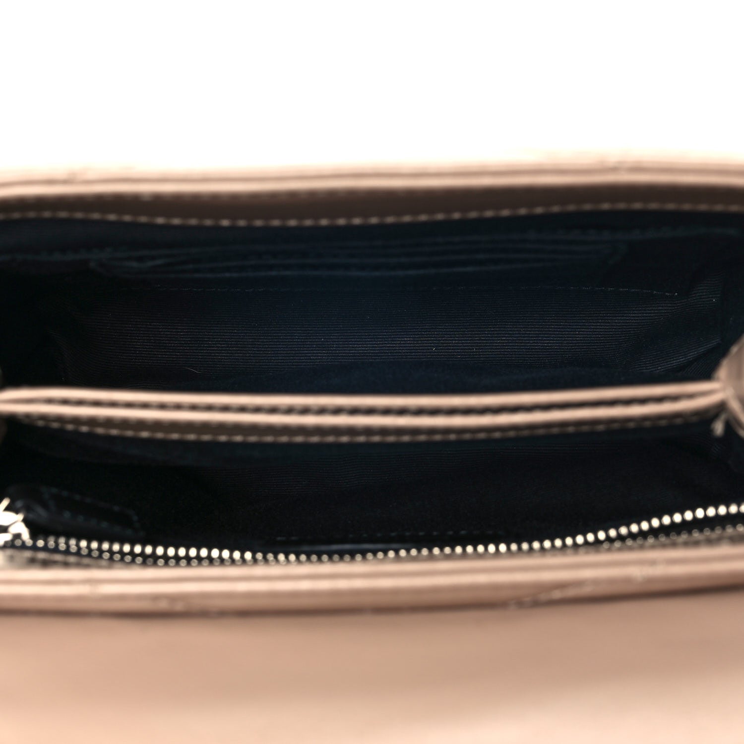 Saint Laurent Calfskin Y Quilted Monogram Toy Loulou Crossbody Bag Dark Beige 4 of 8