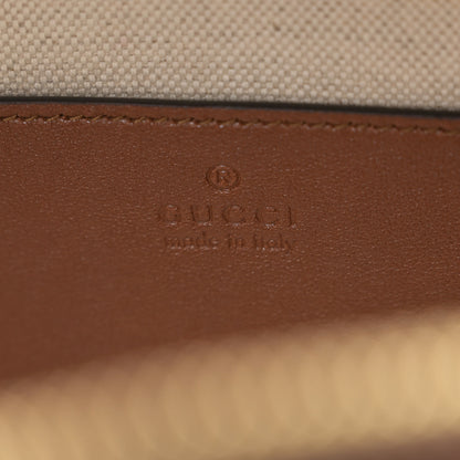 Gucci Sakai Be Green Calfskin Diagonal Stitched Blondie Top Handle Bag Cuir 6 of 10