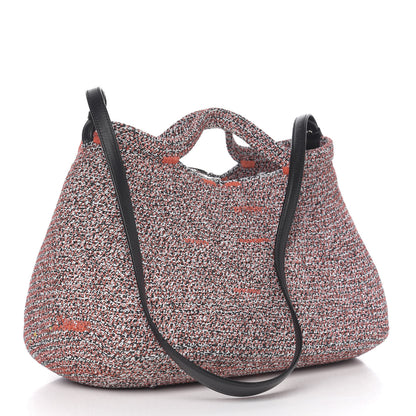 Balenciaga Tweed Toggle Convertible Tote Orange 2 of 9