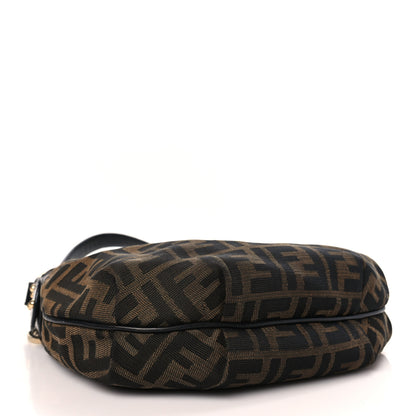 Fendi Zucca Cuoio Lucido Small Chef Hobo Tobacco Moro 4 of 9