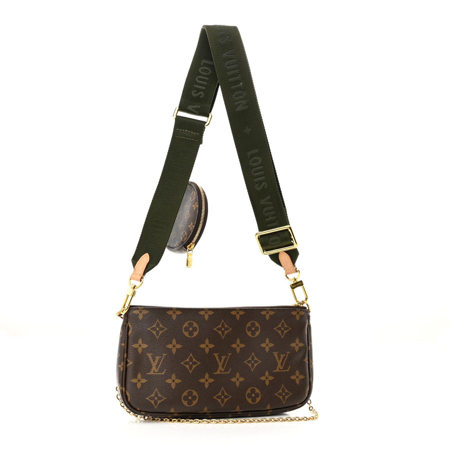 Louis Vuitton Monogram Multi Pochette Accessories Kaki 3 of 11