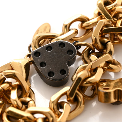 Louis Vuitton Monogram Hide and Seek Bracelet Gold 8 of 8