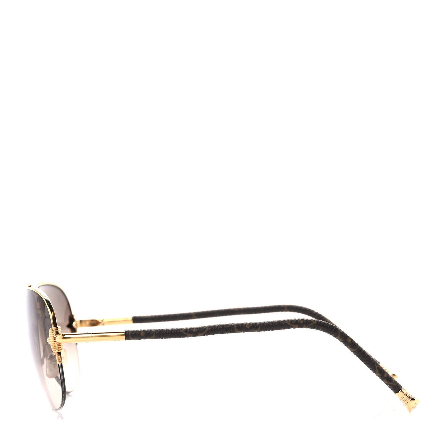 Monogram Petite Viola Pilote Aviator Sunglasses Z0571U Brown