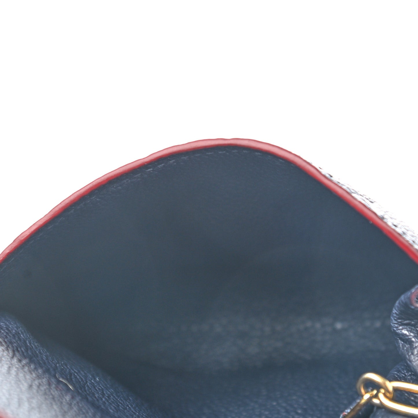 Empreinte Key Pouch Marine Rouge