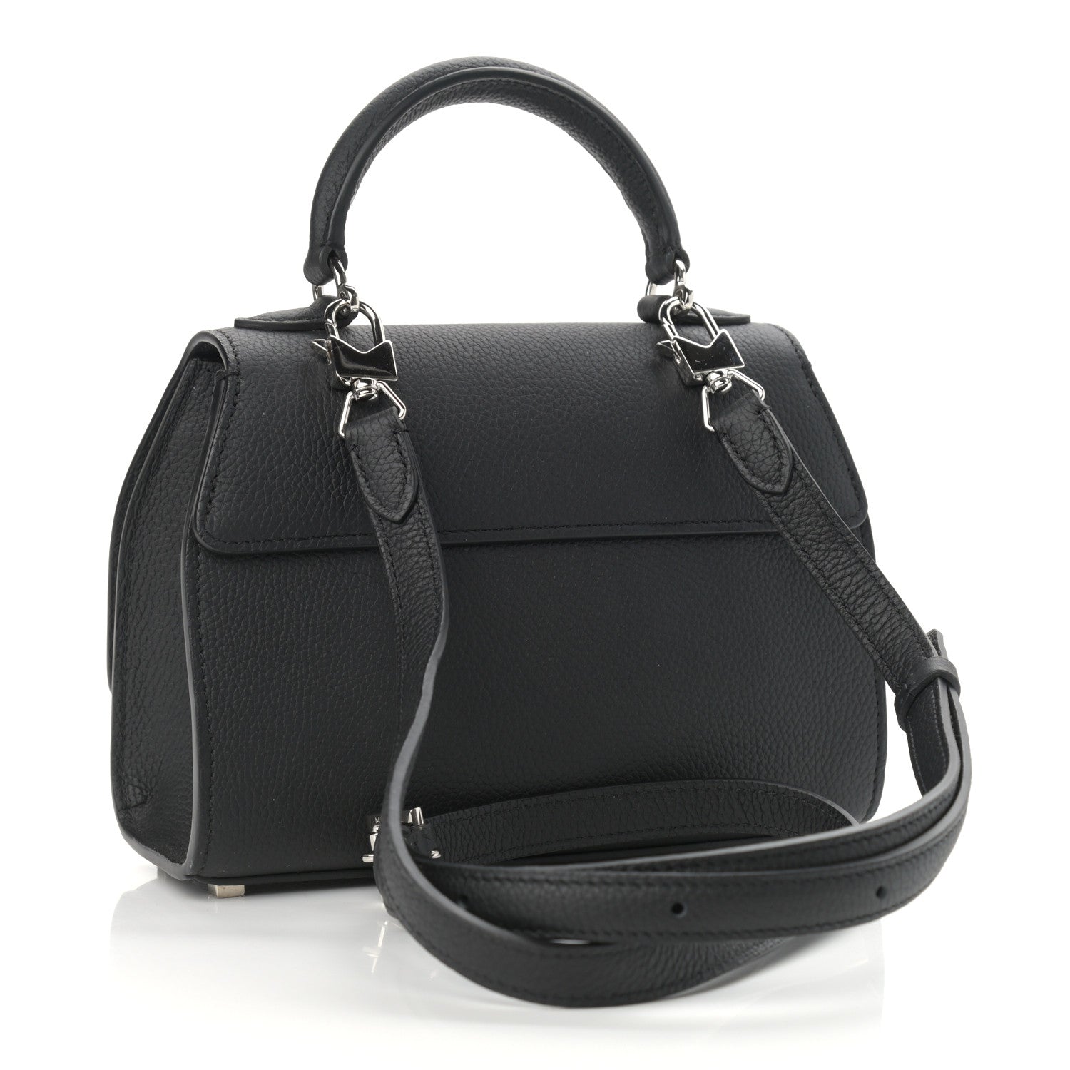 Moynat Taurillon Blush Rejane BB Black 3 of 9