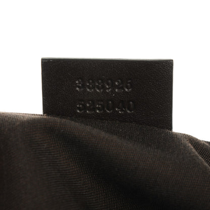 Gucci GG Supreme Monogram Web Flat Messenger Bag Dark Brown 8 of 8