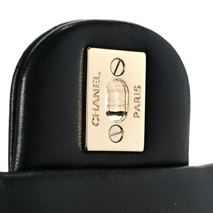 Chanel Lambskin Quilted Mini Rectangular Flap Black 7 of 12