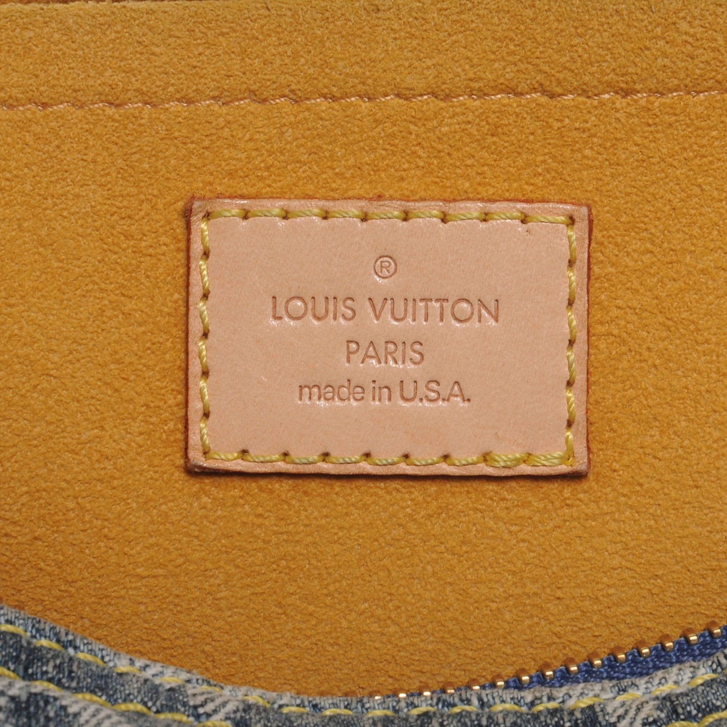 Monogram Denim Baggy PM Blue