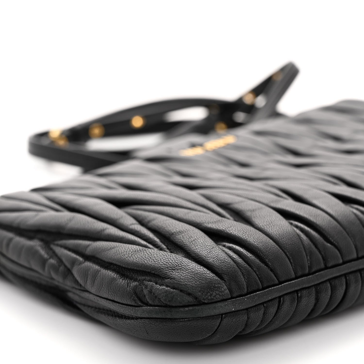 Miu Miu Nappa Matelasse Crossbody Black 8 of 11