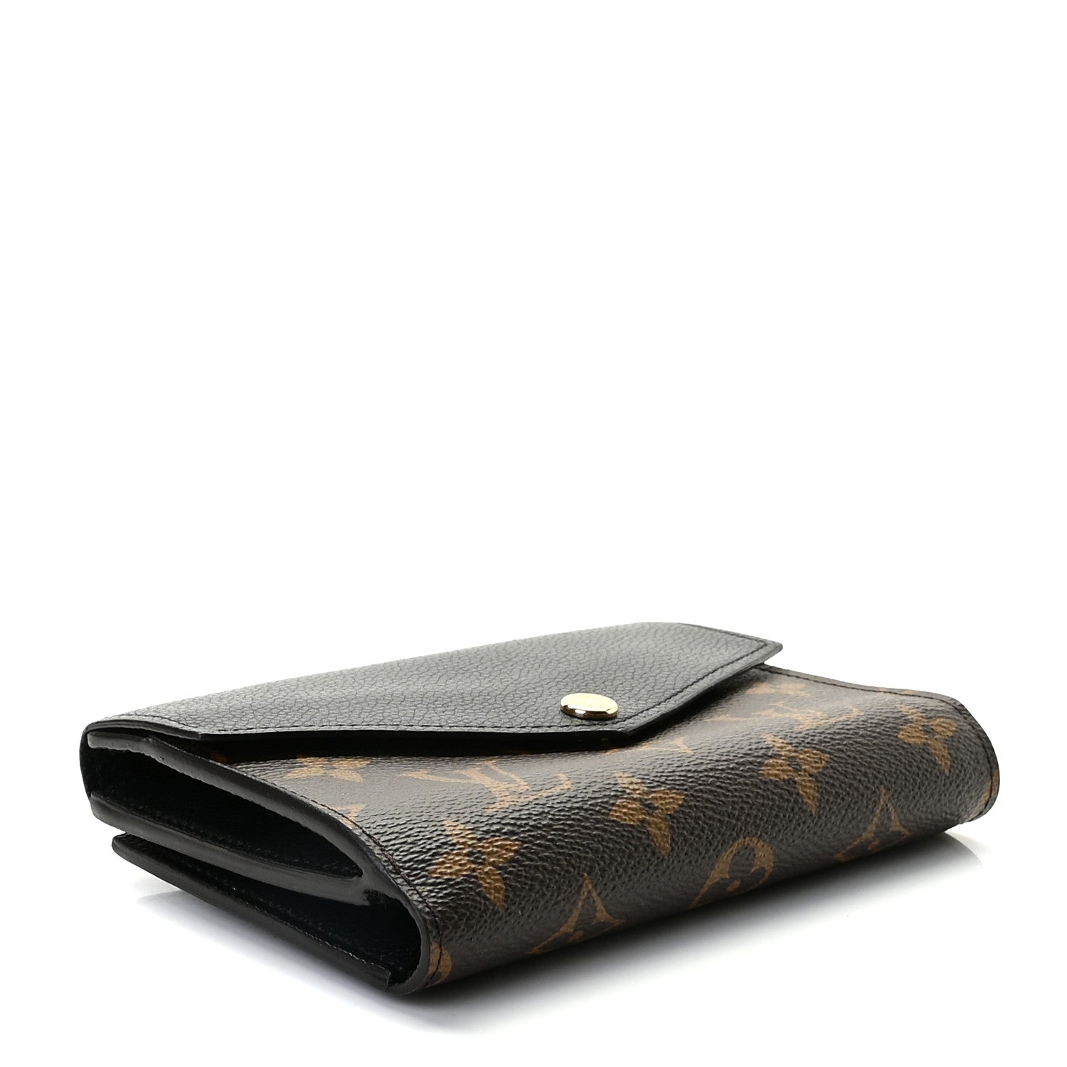 Louis Vuitton Monogram Pallas Compact Wallet Black 2 of 10