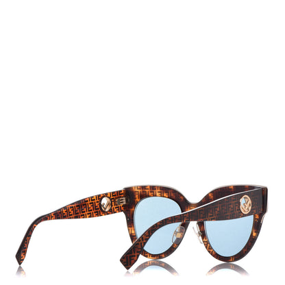 Fendi Acetate F is Fendi FF Cat Eye Sunglasses FF 0360/G/S Havana 4 of 8