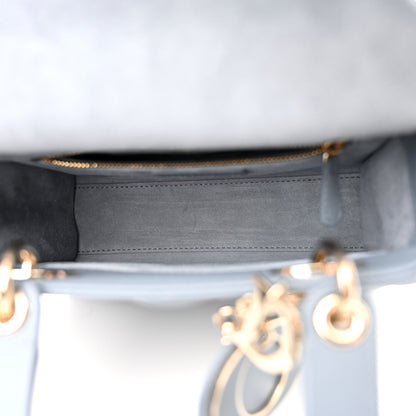 Christian Dior Lambskin Cannage Small My ABCDior Lady Dior Cloud Blue 5 of 12