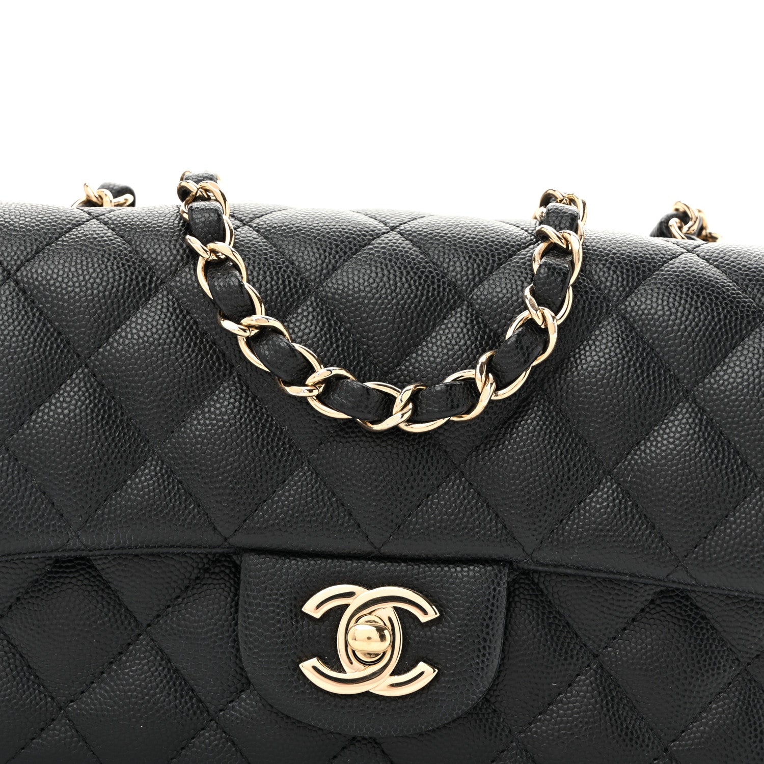 Chanel Caviar Quilted Mini Rectangular Flap Black 8 of 12